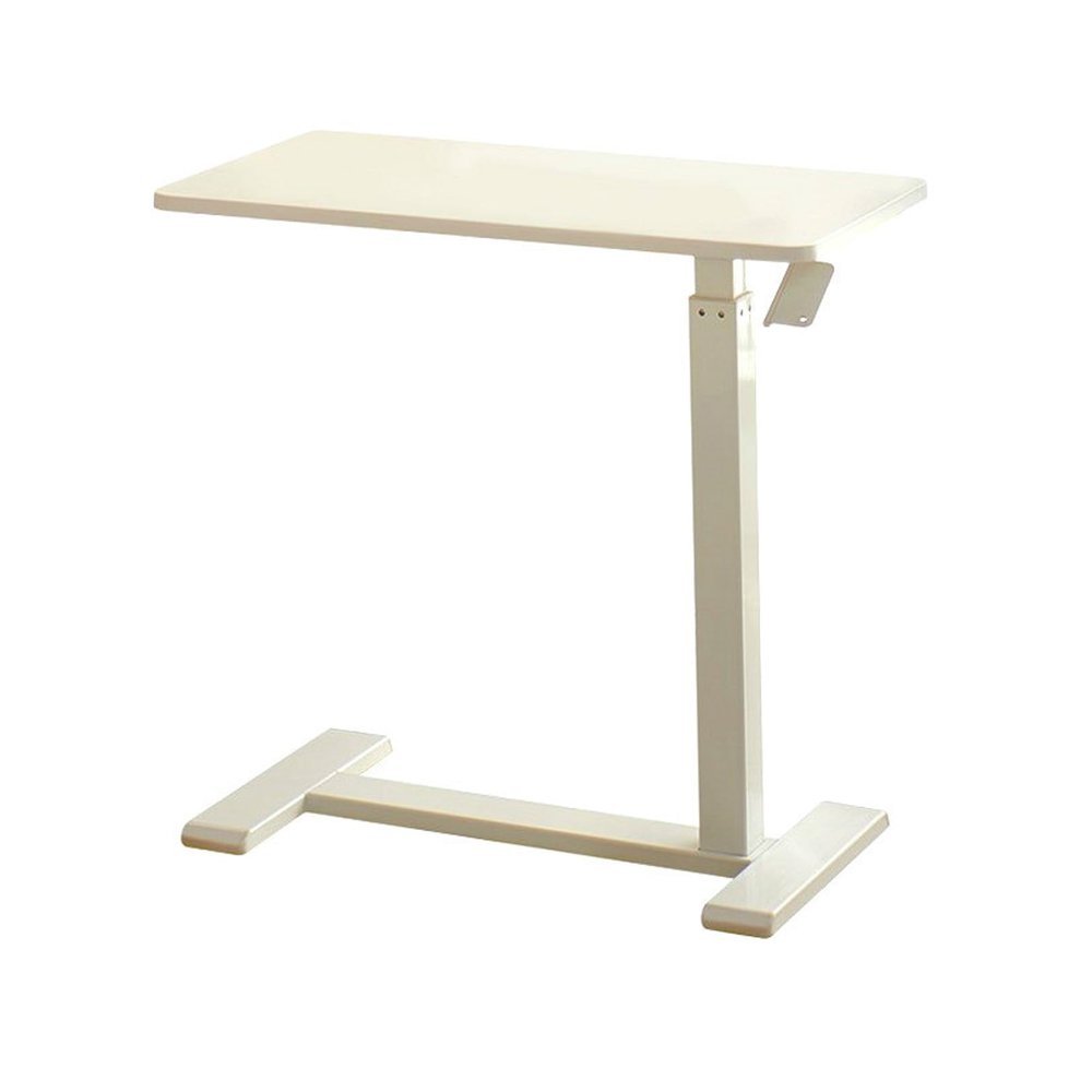 JBNCRYGD Standing Desk Height Adjustable Desk Overbed Desk with Desktop Sit Stand Desk Stable Steel Stand Up Desk,B