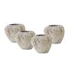 Serene Spaces Living Pumice Urn Vase, Lava Rock Vase for Flowers, Plants, Candle Holder - Perfect for Living Rooms, Kitchens, Bedrooms, Office, Weddings - 8" Long X 7" Wide X 11" Tall, Set of 4 view 1
