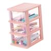 MUSISALY Multilayer Drawer Storage Box Transparent Plastic Organizer for Desk for Sundries Stationery and Cosmetics Dustproof Design for Home Office Use view 1