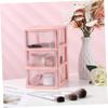 MUSISALY Multilayer Drawer Storage Box Transparent Plastic Organizer for Desk for Sundries Stationery and Cosmetics Dustproof Design for Home Office Use view 2