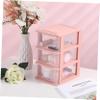 MUSISALY Multilayer Drawer Storage Box Transparent Plastic Organizer for Desk for Sundries Stationery and Cosmetics Dustproof Design for Home Office Use view 3