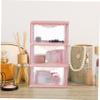 MUSISALY Multilayer Drawer Storage Box Transparent Plastic Organizer for Desk for Sundries Stationery and Cosmetics Dustproof Design for Home Office Use view 4
