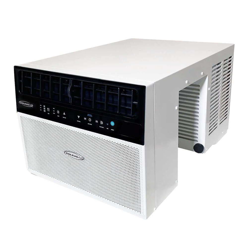 Soleus Air 6,000 BTU Over-the-Sill Air Conditioner: WiFi Enabled, Quiet Operation, Window View Friendly (Up to 11" Sill Width)