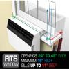 Soleus Air 6,000 BTU Over-the-Sill Air Conditioner: WiFi Enabled, Quiet Operation, Window View Friendly (Up to 11" Sill Width) view 3