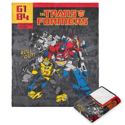 Northwest Hasbro Transformers, Collector's Edition, Silk Touch Throw Blanket, 50 x 60 Inches