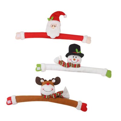 CORHAD 3pcs Christmas Cartoon Curtain Buckle Adorable Snowman Reindeer Santa Tiebacks for Festive Home Decor Chic and Curtain Holdbacks for Holiday Bedroom and Living Room