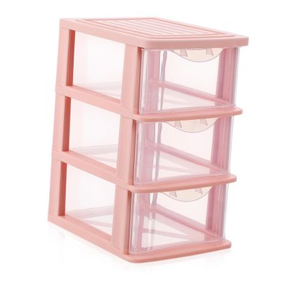 WOONEKY Storage Box Lid Drawer-style Multifunctional Storage Case Classified Box Home Organization 1 Pc