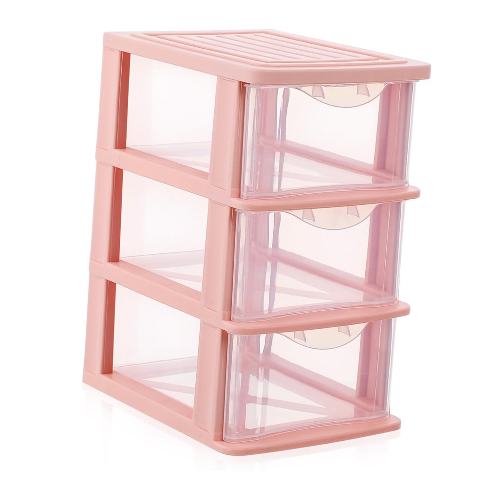 WOONEKY Storage Box Lid Drawer-style Multifunctional Storage Case Classified Box Home Organization 1 Pc