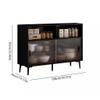 ZCSO Kitchen Pantry Cabinet Modern Simple Dining Sideboard Storage Cabinet Living Room Kitchen Cabinet Storage Cabinet Kitchen Storage Wall Cupboard Buffet Cabinet with Storage view 3