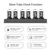 JoFomp Nixie Tube Clock Kit, IPS Color Screen Desk Digital Clock, Glow Tube Nixie Clocks with Web Control/WiFi Accurate Timing/Custom Dial/6 Digital Alarm/12 Pictures/Ambient Light Regulate view 2