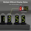 JoFomp Nixie Tube Clock Kit, IPS Color Screen Desk Digital Clock, Glow Tube Nixie Clocks with Web Control/WiFi Accurate Timing/Custom Dial/6 Digital Alarm/12 Pictures/Ambient Light Regulate view 4