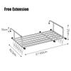 Folding Clothes Drying Rack with Sock Clips Stainless Steel Telescopic Towel Rack Portable Radiator Airer Laundry Rack for Balcony Railings Windowsill view 2