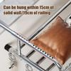 Stainless Steel Laundry Drying Rack Portable Clothes Drying Rack for Balcony Railings Windowsill Radiator Airer with Sock Clips for Drying Socks view 4
