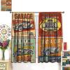 1950s Retro Blackout Window Curtains, Vintage Car Signs Automobile Rod Pocket Window Drapes, for Living Room Bedroom 26(W)*84(L) 2 Panels view 3