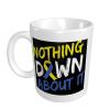BYOBLU Nothing Down About It Down Syndrome Awareness Porcelain Coffee Mugs, Classic Ceramic Cup for Tea Latte Cappuccino, White view 2