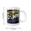 BYOBLU Nothing Down About It Down Syndrome Awareness Porcelain Coffee Mugs, Classic Ceramic Cup for Tea Latte Cappuccino, White view 4