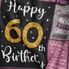 Amonee-YL 60th Birthday Gifts for Women, 60th Birthday Gifts Blanket 60"X80", Gifts for 60 Year Old Woman, 60th Birthday Decorations, 60 Year Old Birthday Gifts for Women view 2