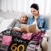 Amonee-YL 60th Birthday Gifts for Women, 60th Birthday Gifts Blanket 60"X80", Gifts for 60 Year Old Woman, 60th Birthday Decorations, 60 Year Old Birthday Gifts for Women view 4