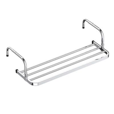 Hanging Clothes Drying Rack Stainless Steel Laundry Rack for Balcony Railings Windowsill Radiator Airer Portable Telescopic Towel Rack for Indoor and Outdoor