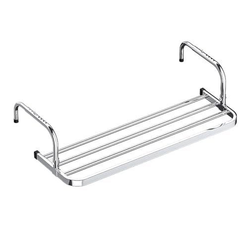 Hanging Clothes Drying Rack Stainless Steel Laundry Rack for Balcony Railings Windowsill Radiator Airer Portable Telescopic Towel Rack for Indoor and Outdoor