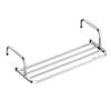 Hanging Clothes Drying Rack Stainless Steel Laundry Rack for Balcony Railings Windowsill Radiator Airer Portable Telescopic Towel Rack for Indoor and Outdoor view 1