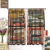 1950s Blackout Window Curtains, Vintage Car Signs Automobile Advertising Premium Car Classics Servicing Window Drapes, for Living Room Bedroom 36(W)*63(L) 2 Panels view 3