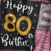 Amonee-YL 80th Birthday Gifts for Women, 80 Birthday Gift Blanket 60"X80", Best Gifts for 80 Year Old, 80th Birthday Decorations, 80 Year Old Bday Gifts for Women, Birthday Gifts for 80 Yr view 2
