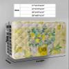 Eucalyptus Lemon Indoor Air Conditioner Cover for Window Units, Double Insulation Adjustable Waterproof Indoor AC Cover with Elastic Straps Retro Summer Tropical Bottle Flower 17" x 13" x 3.5" view 2