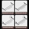 Hanging Clothes Drying Rack Retractable Foldable Clothes Hanger for Balcony Railings Windowsill Radiator Airer Clothes Hanger Rack Laundry Room Storage Organization view 2