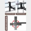 Hanging Clothes Drying Rack Retractable Foldable Clothes Hanger for Balcony Railings Windowsill Radiator Airer Clothes Hanger Rack Laundry Room Storage Organization view 3