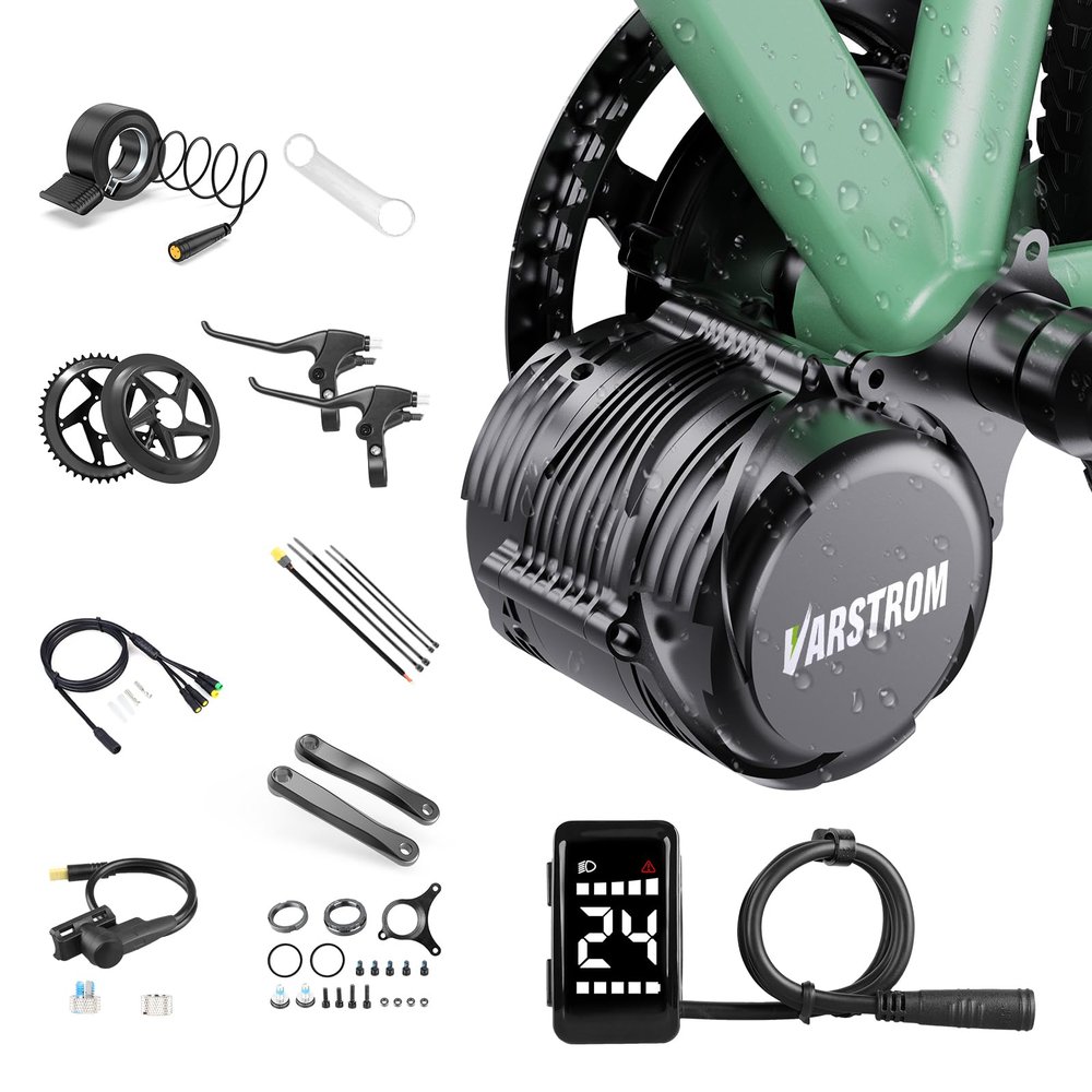 Varstrom Z8 750W Mid Drive Ebike Conversion kit Tong/-Sheng Mid Drive Kit