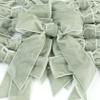 LIZLOVESS Sage Green Velvet Ribbon Christmas Bow 5 Inch, Pack of 12 view 3