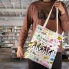 JNIAP Queen Gift Musical Merchandise Tote Bag Musical Theatre Fan Gift (Six Musical Tote Bag) view 2