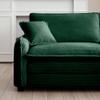 Linyuanwai Green Oversized Accent Chair, Corduroy Single Sofa Comfy Upholstered Armchair Extra Deep Seat,Lounge Chair for Living Room Bedroom Office Apartment view 3