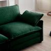 Linyuanwai Green Oversized Accent Chair, Corduroy Single Sofa Comfy Upholstered Armchair Extra Deep Seat,Lounge Chair for Living Room Bedroom Office Apartment view 4