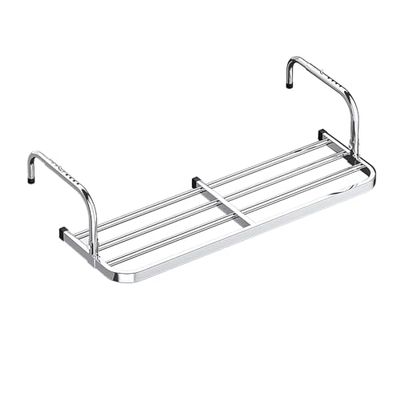 Hanging Clothes Drying Rack Stainless Steel Laundry Rack for Balcony Railings Windowsill Radiator Airer Portable Telescopic Towel Rack for Indoor and Outdoor