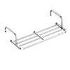 Hanging Clothes Drying Rack Stainless Steel Laundry Rack for Balcony Railings Windowsill Radiator Airer Portable Telescopic Towel Rack for Indoor and Outdoor view 1