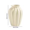 Table Decor Vase Retro Cream Style Ceramic Vase Advanced Water Flower Arrangement Rose Fresh Flowers Living Room Decoration Flower Vases for Centerpieces(B,A) view 2