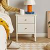 YOUQUEEN Bedside Table Bedside Table Modern Minimalist Bedroom Bedside Table Small Apartment Home White Storage Cabinet Side Tables Bedroom view 4