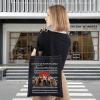WZMPA Musical Tote Bag Cosette Fans Gift Do You Hear The People Sing Romantic Shoulder Bag (People Sing Tote-BL) view 3