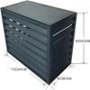 BTURYT Mini Split AC Unit Outdoor Cover - Heavy Duty Protection for Outdoor Systems, Pump, and Radiator Shelf - Weatherproof Mini Split Covers for Outside Units - Ideal for Outdoor Air Conditioner~/ view 2