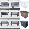 BTURYT Mini Split AC Unit Outdoor Cover - Heavy Duty Protection for Outdoor Systems, Pump, and Radiator Shelf - Weatherproof Mini Split Covers for Outside Units - Ideal for Outdoor Air Conditioner~/ view 3