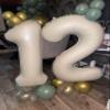 10 Balloons Number, 10th Birthday Decorations for Girl Boys, Happy Birthday Cream Balloons 40 In for Engagement, Wedding, Celebration Party, Graduations, Photo Shoot view 4