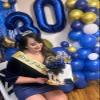14 Balloon Numbers, Happy 14th Birthday Decorations for Girls Boys, 40 In 41st Dark Blue Balloons for Engagement, Wedding, Celebration Party, Graduations, Photo Shoot view 3