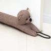Marwood Under Door Draft Stopper Decorative Wind Stopper 30 inch for Door & Window, Weighted Animal Air Draft Stopper Snake Noise Blocker for Bottom of Door with Hanging Loops - Bear view 1