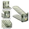 beehomay Shoe Slots Organizer,Adjustable Shoe Rack with Three Levels,Shoe stackers for a Pair of Shoes (Green Clear, 20 Pack) view 4