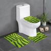 Bathroom Rugs Sets 3 Piece, Soft Absorbent Bath Rug, Anti -Slip Bath Carpet, Toilet Cover Mat, U-Shaped and Floor Mats, Bath Mat Set for Bathroom, Machine Washable view 1