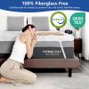 3 Inch Full Size Firm Mattress Topper with Ice Silk Cover, Premium Cooling Gel+Bamboo High Density Memory Foam Mattress Topper, CertiPUR-US Bed Topper for Pain Relief, 74"x54" view 4