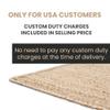 4x15 Oval Kilim Jute Runner  Oval Handmade Boho Rug, Flatweave Natural Jute, Solid White Beige 0.27" Thick Runner for Corridor, Entryway, Staircase, Hallway view 4