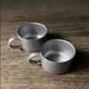 5PCS Stainless Steel Stacking Coffee Mugs with Metal Stand,Vintage 304 stainless steel coffee cup,3.5oz Espresso cup set,Mugs for Coffee, Tea, Cocoa, Milk,Dishwasher safe view 3